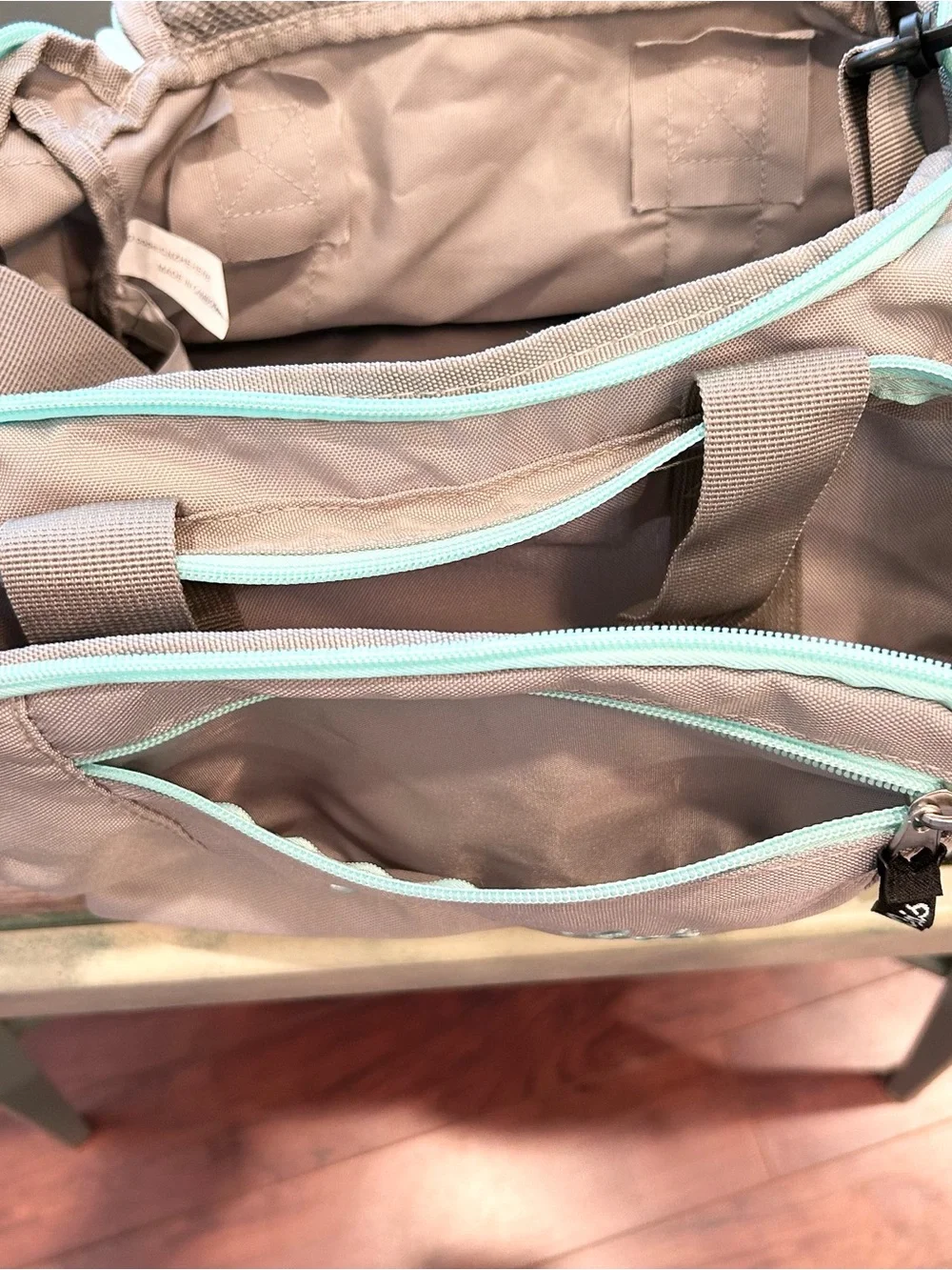 Cabela's Catch-All Gear Bag Gray/Teal Soft Tackle Bag, Range Bag, Small Duffel